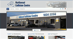 Desktop Screenshot of nationalcollisioncentre.com